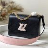 Túi Xách Louis Vuitton LV Twist Màu Đen Da Bò 24cm (2)