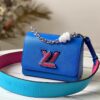 Túi Xách Louis Vuitton LV Twist Màu Xanh Dương Da Bò 24cm (2)