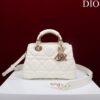 Túi Xách Nữ Hàng Hiệu Dior Lady Khóa Mạ Vàng Da Mịn 24cm (1)