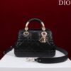 Túi Xách Nữ Hàng Hiệu Dior Lady Màu Đen Da Mịn 24cm (1)
