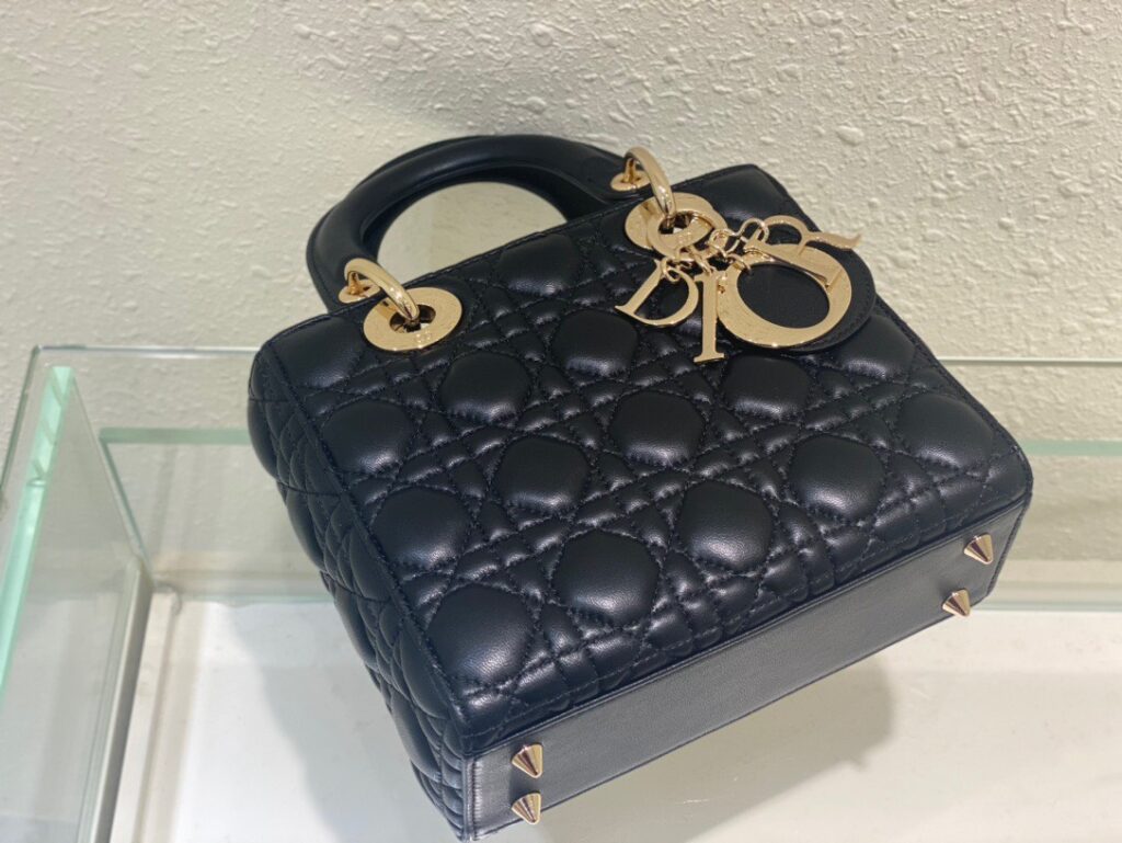 Túi Xách Nữ Lady Dior ABC Siêu Cấp Màu Đen 20cm (1)