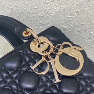 Túi Xách Nữ Lady Dior ABC Siêu Cấp Màu Đen 20cm (1)