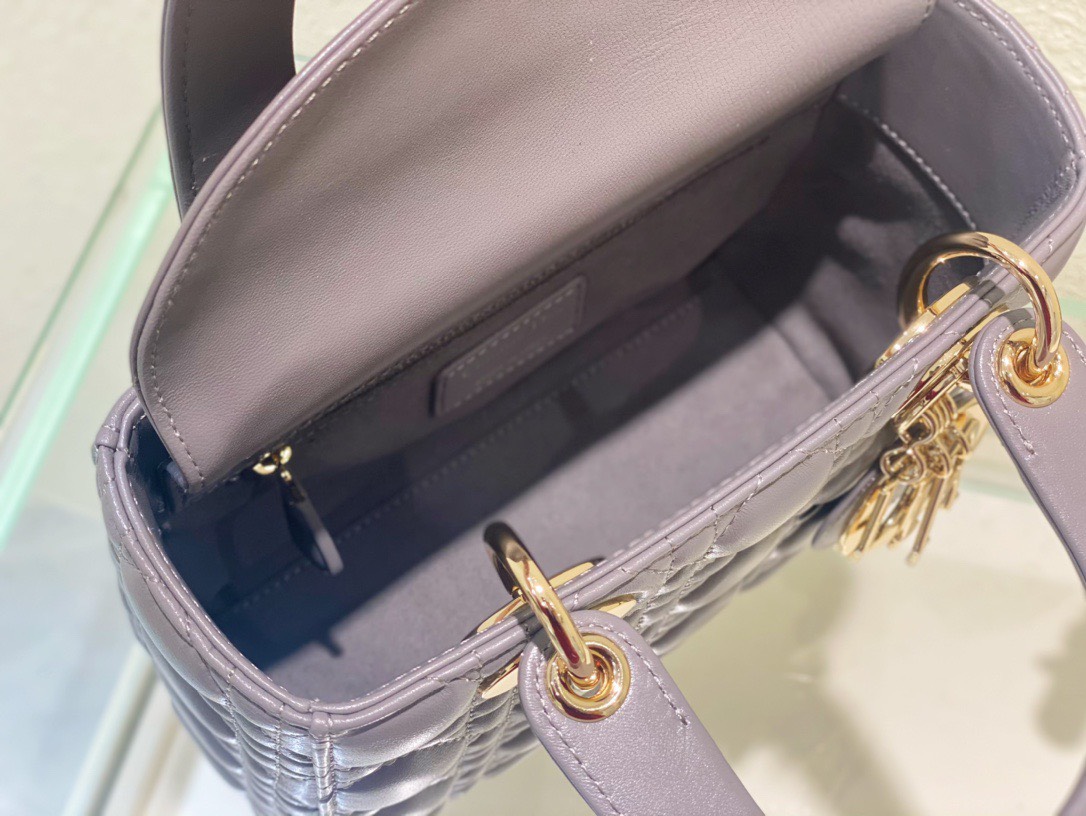 Túi Xách Nữ Lady Dior Abc Siêu Cấp Màu Xanh Than 20Cm - Dwatch Luxury