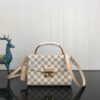 Túi Xách Nữ Louis Vuitton Croisette Siêu Cấp Caro Trắng (4)