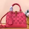 Túi louis Vuitton LV Alma BB Siêu Cấp Màu Hồng 23.5x17.5x11 (2)