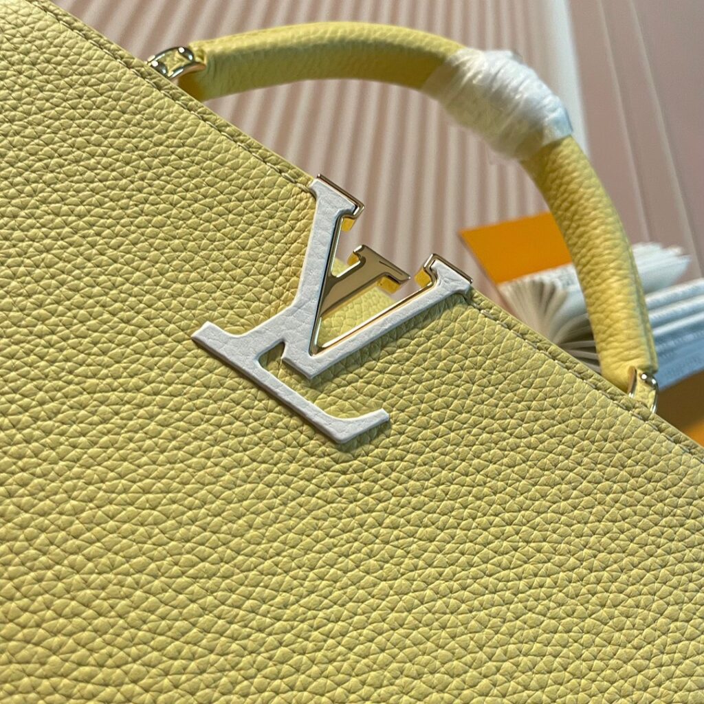 Túi louis Vuitton LV Capucines Siêu Cấp Màu Nâu 27x21x10cm (2)