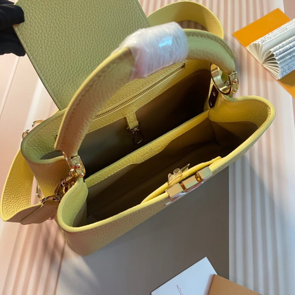 Túi louis Vuitton LV Capucines Siêu Cấp Màu Nâu 27x21x10cm (2)