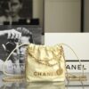 Túi Xách Hàng Hiệu Chanel 22 Bag Siêu Cấp Màu Vàng 22cm