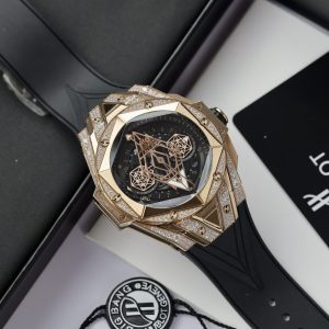 Đồng Hồ Hublot Big Bang Sang Bleu II King Gold Fake 11 Thụy Sỹ (1)