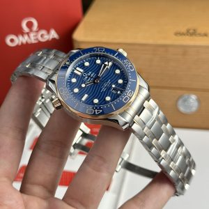 Đồng Hồ Omega Seamaster Diver 300M Replica 11 Mặt Xanh Dương (9)