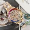 Đồng Hồ Rolex Daytona Rainbow Rose Gold Replica Cao Cấp 40mm (1)