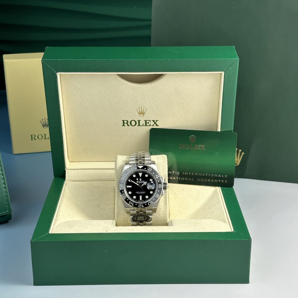 Đồng Hồ Rolex GMT-Master II 116710LN Replica Dây Julibee Thép 904L (10)