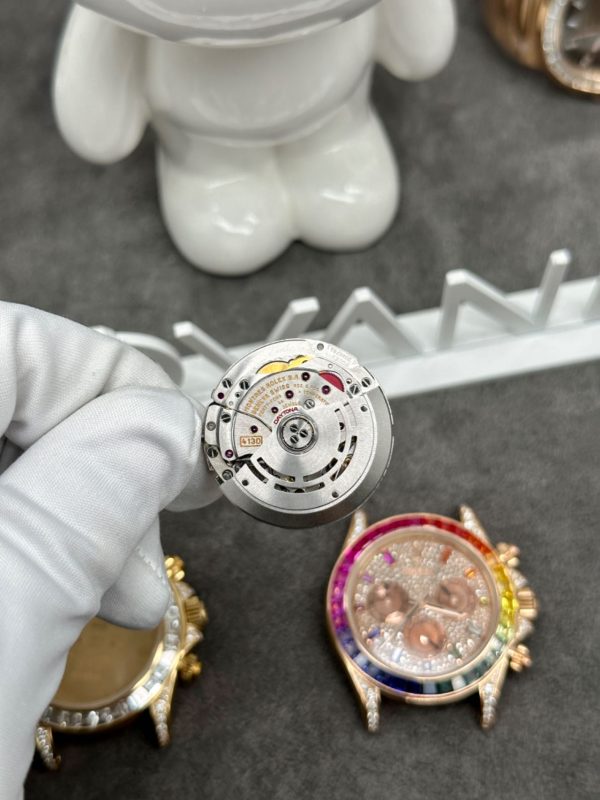 Rolex Daytona 116588TBR Eye Of Tiger Solid Gold Watch and Diamonds (4)