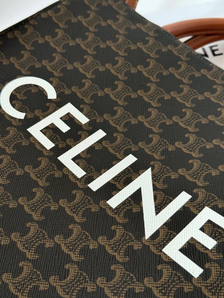 Túi Celine Mini Vertical Họa Tiết Logo Hãng Siêu Cấp 28x32cm (2)