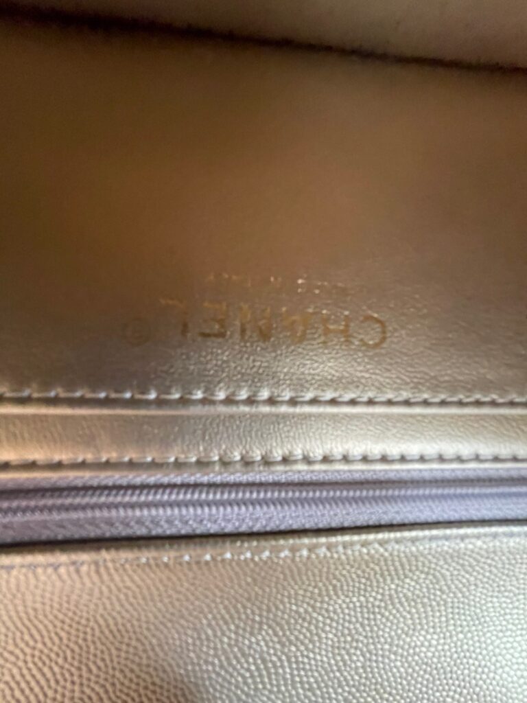 Túi Chanel Handle Bag Mini Màu Vàng Siêu Cấp 20cm (2)