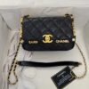 Túi Chanel Mini Flap Bag ‘Gold Black’ Siêu Cấp 21cm (2)