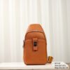 Túi Đeo Chéo Hermes Chất Da Bò Màu Cam Replica 11 Cao Cấp 26x14x5cm (2)