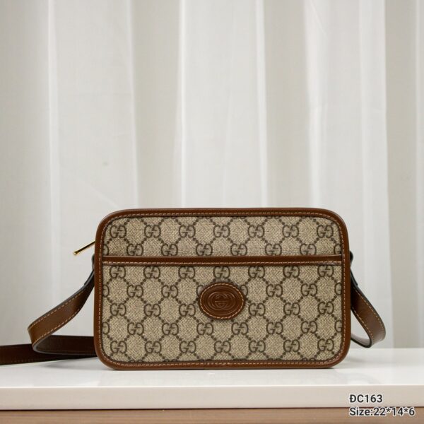 Túi Đeo Chéo Nam Gucci Mini Bag Retro Cao Cấp 22x14x6cm (2)