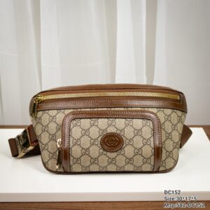 Túi Đeo Hông Nam Gucci GG Belt Bag Interlocking Replica 11 30x17x5cm (2)