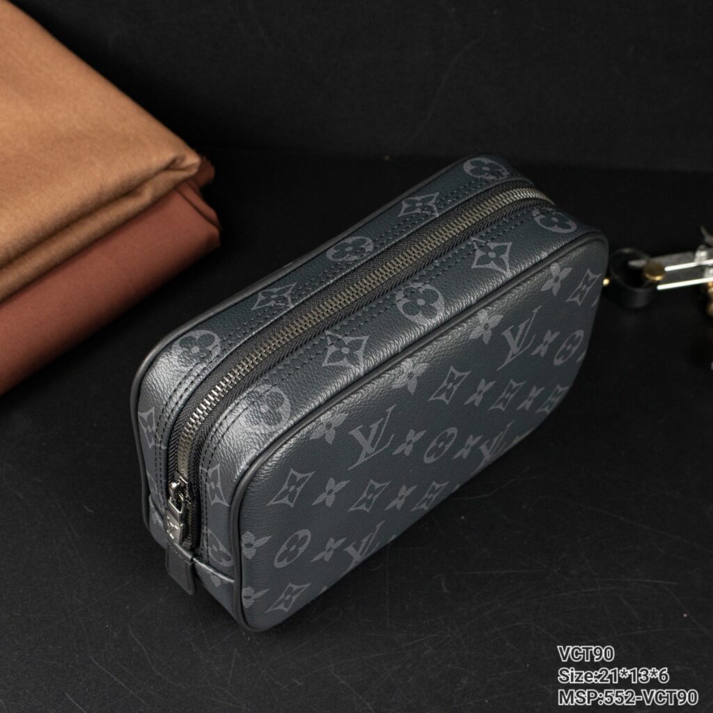 Túi Louis Vuitton LV Clutch Họa Tiết Monogram Nam Siêu Cấp 21x13x6cm (2)