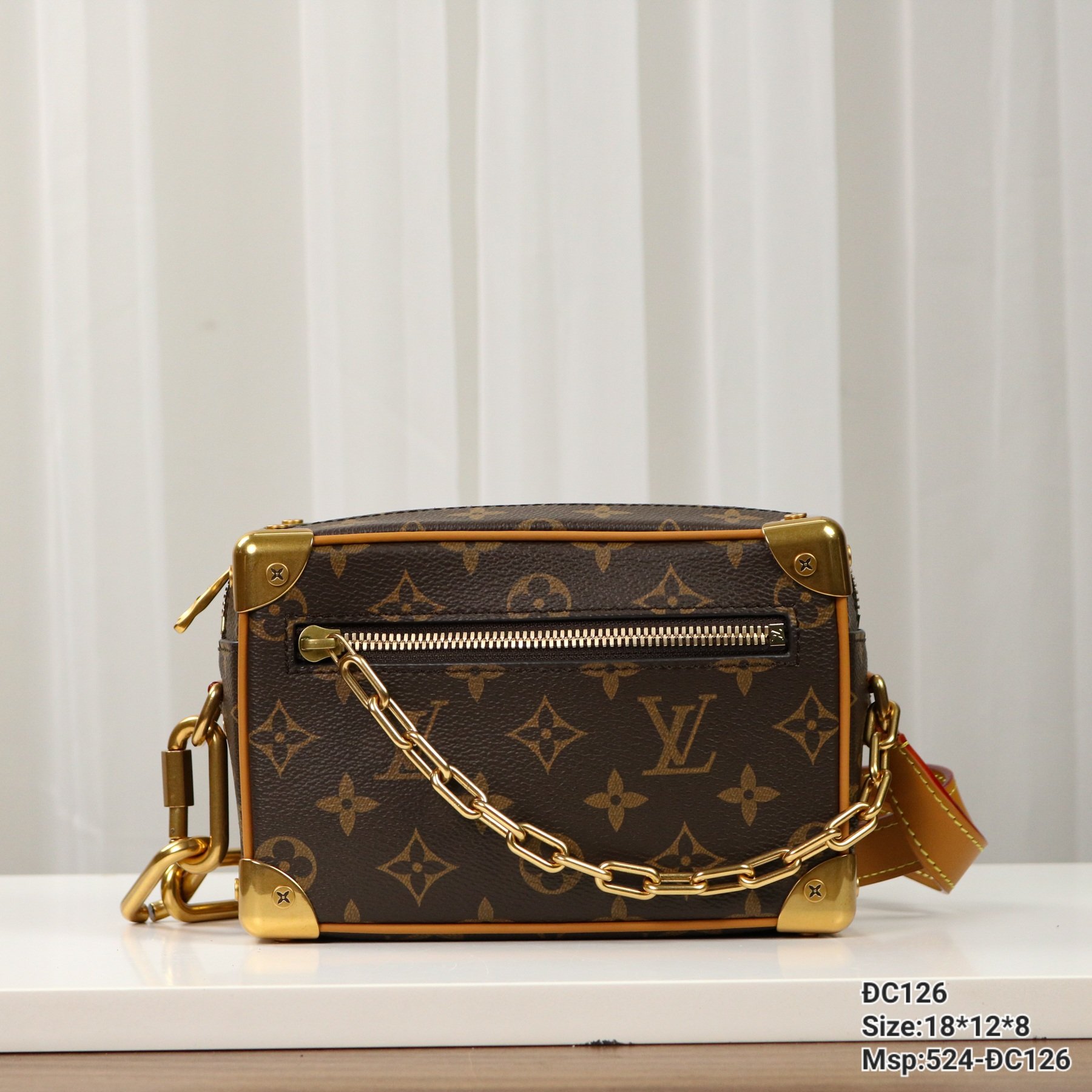 Túi Louis Vuitton Mini Soft Trunk Monogram Eclipse Nam Đeo Chéo 18x12x8cm -  DWatch Luxury