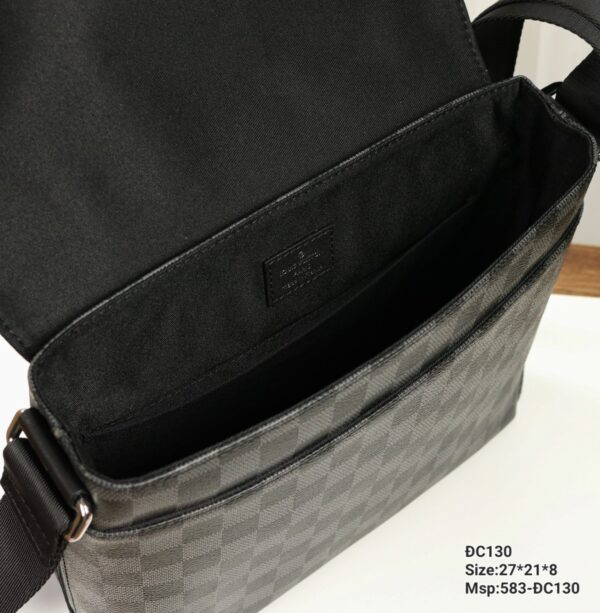 Túi Nam Louis Vuitton LV District Damier Messenger Bag Màu Đen 27x21x8cm (2)