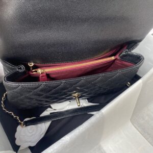 Túi Nữ Chanel Coco Handle Replica 11 Màu Đen 28cm (2)