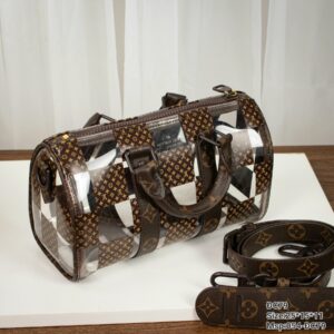 Túi Trống Louis Vuitton Họa Tiết Caro Replica 11 Cao Cấp 25x15x11cm (2)