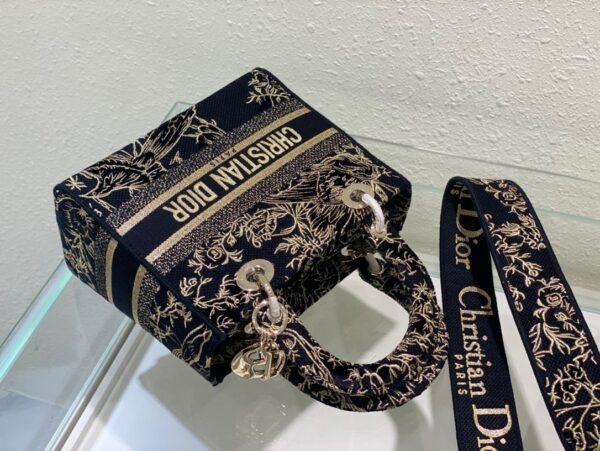 Túi Xách Dior Lady Siêu Cấp Họa Tiết Thổ Cẩm 24cm (2)