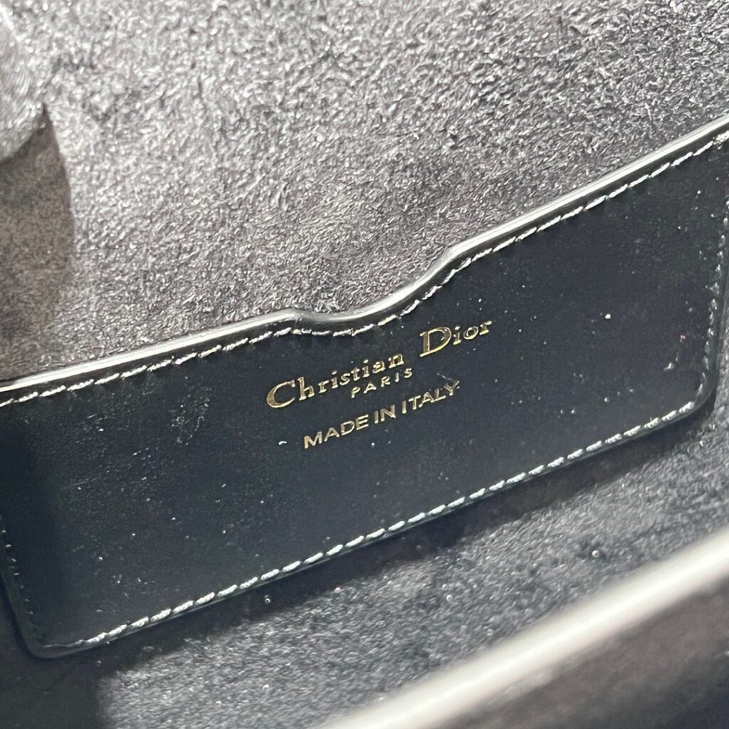 Túi Xách Hàng Hiệu Dior Bobby Siêu Cấp Màu Đen 21cm (2)