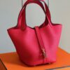 Túi Xách Hàng Hiệu Hermes Picotin 18 Togo Cao Cấp Màu Đỏ 18cm (2)