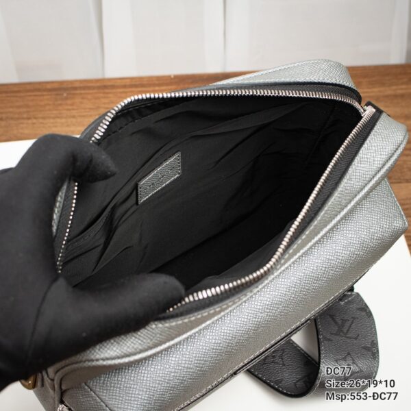 Túi Xách Nam Louis Vuitton LV Outdoor Bag Replica 11 Màu Xám 26x19x10cm (2)