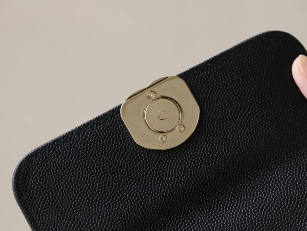 Túi Xách Nữ Chanel Woc Chất Da Hạt Màu Đen Siêu Cấp 15cm (2)