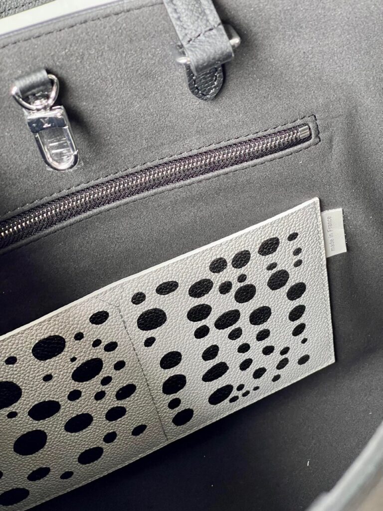 Túi Xách Nữ Louis Vuitton LV On The Go Họa Tiết Chấm Bi Rep 11 35x27x14cm (2)