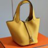 Túi Xách Siêu Cấp Hermes Picotin 18 Togo Màu Vàng 18cm (2)