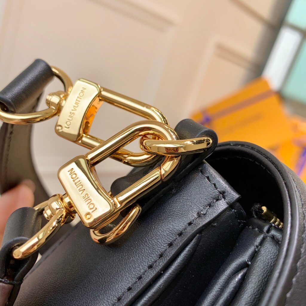 Túi Xách Siêu Cấp Louis Vuitton LV Swing Bag Màu Đen 24x15cm (2)
