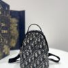 Balo Dior Mini Chất Vải Họa Tiết Oblique Rep 11 Cao Cấp 24x10x16cm (2)