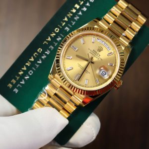 Đồng Hồ Rolex Day-Date 228238 Bọc Vàng 18K Bản Nặng 177 Grams GM Factory 40mm (8)