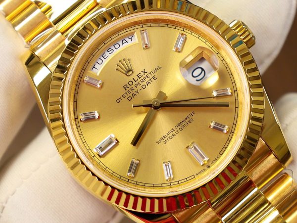 Đồng Hồ Rolex Day-Date 228238 Bọc Vàng 18K Bản Nặng 177 Grams GM Factory 40mm (6)