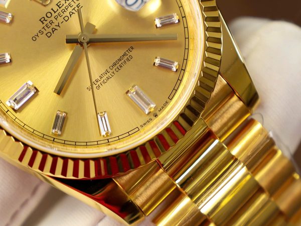 Đồng Hồ Rolex Day-Date 228238 Bọc Vàng 18K Bản Nặng 177 Grams GM Factory 40mm (6)