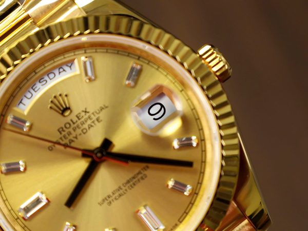 Đồng Hồ Rolex Day-Date 228238 Bọc Vàng 18K Bản Nặng 177 Grams GM Factory 40mm (6)