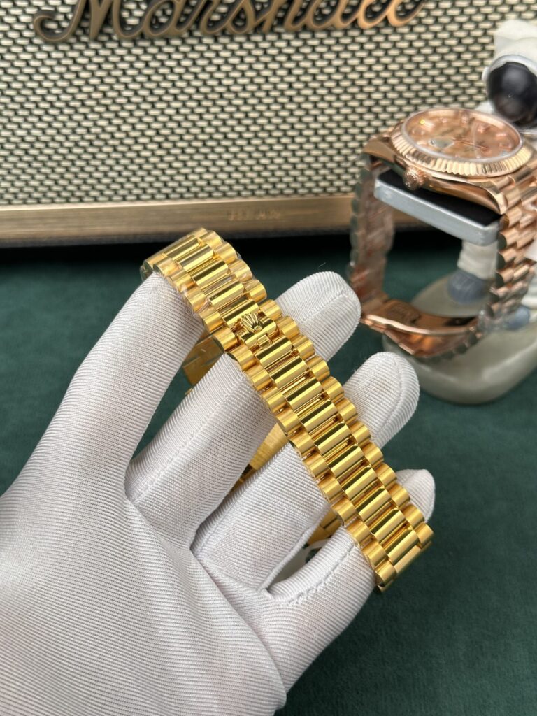 Đồng Hồ Rolex Day-Date 228238 Bọc Vàng 18K Bản Nặng 168Gram GM Factory 40mm
