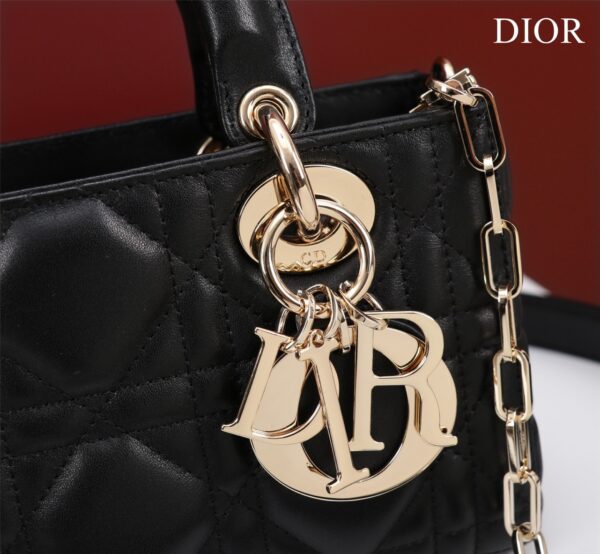 Túi Dior D-Joy Đeo Vai Mini Replica 11 Cao Cấp Màu Đen 16 (2)