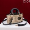 Túi Xách Cao Cấp Dior D-Joy Lady Wicker Nữ Đan Cói 22cm (2)