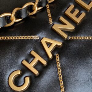 Túi Xách Chanel 22 Shipping Replica 11 Cao Cấp Màu Đen 35cm (2)