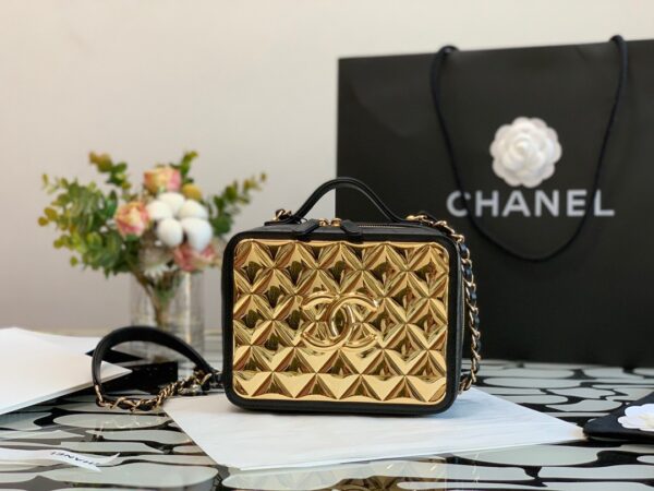Túi Xách Chanel Vanity Case Like Auth Dáng Cốp 19cm (2)