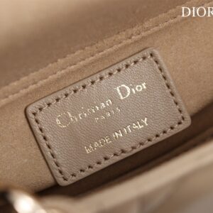 Túi Xách Dior D-Joy Đeo Vai Mini Da Bò Khóa Vàng Like Auth 16 (2)