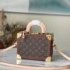 Túi Xách Like Auth Louis Vuitton LV Valisette Tresor Monogram 22.5×14.5×11.5cm