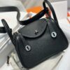Túi Xách Nữ Hermes Lindy Mini Like Auth Màu Đen 19cm (2)