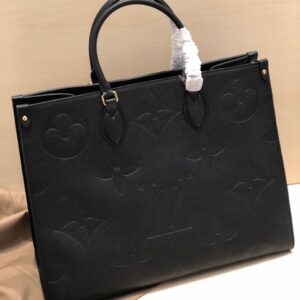 Túi Xách Nữ Like Auth Louis Vuitton LV On The Go PM Tote Bag Màu Đen 35cm (2)